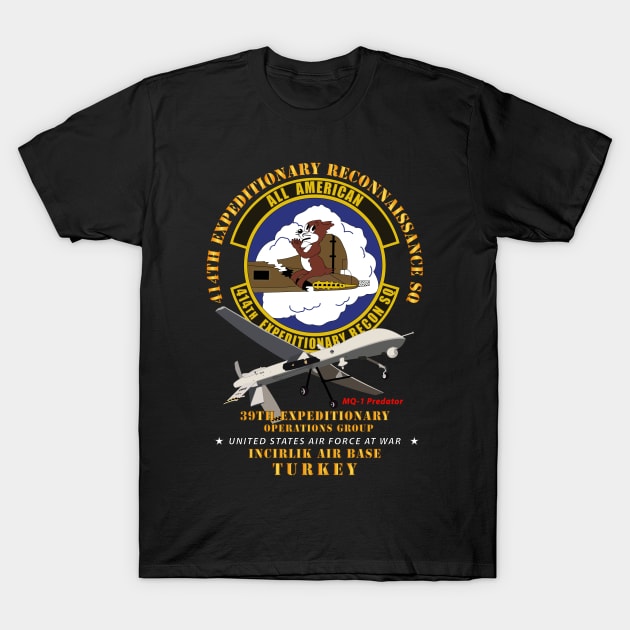 414th Expeditionary Reconnaissance Sq - Incirlik Air Base, Turkey T-Shirt by twix123844